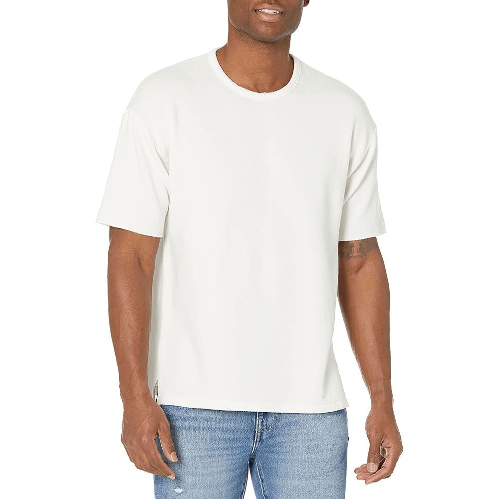 Velvet By Graham & Spencer Men's Crew Neck Slub Cotton Amaro Tee White 2XL NEW